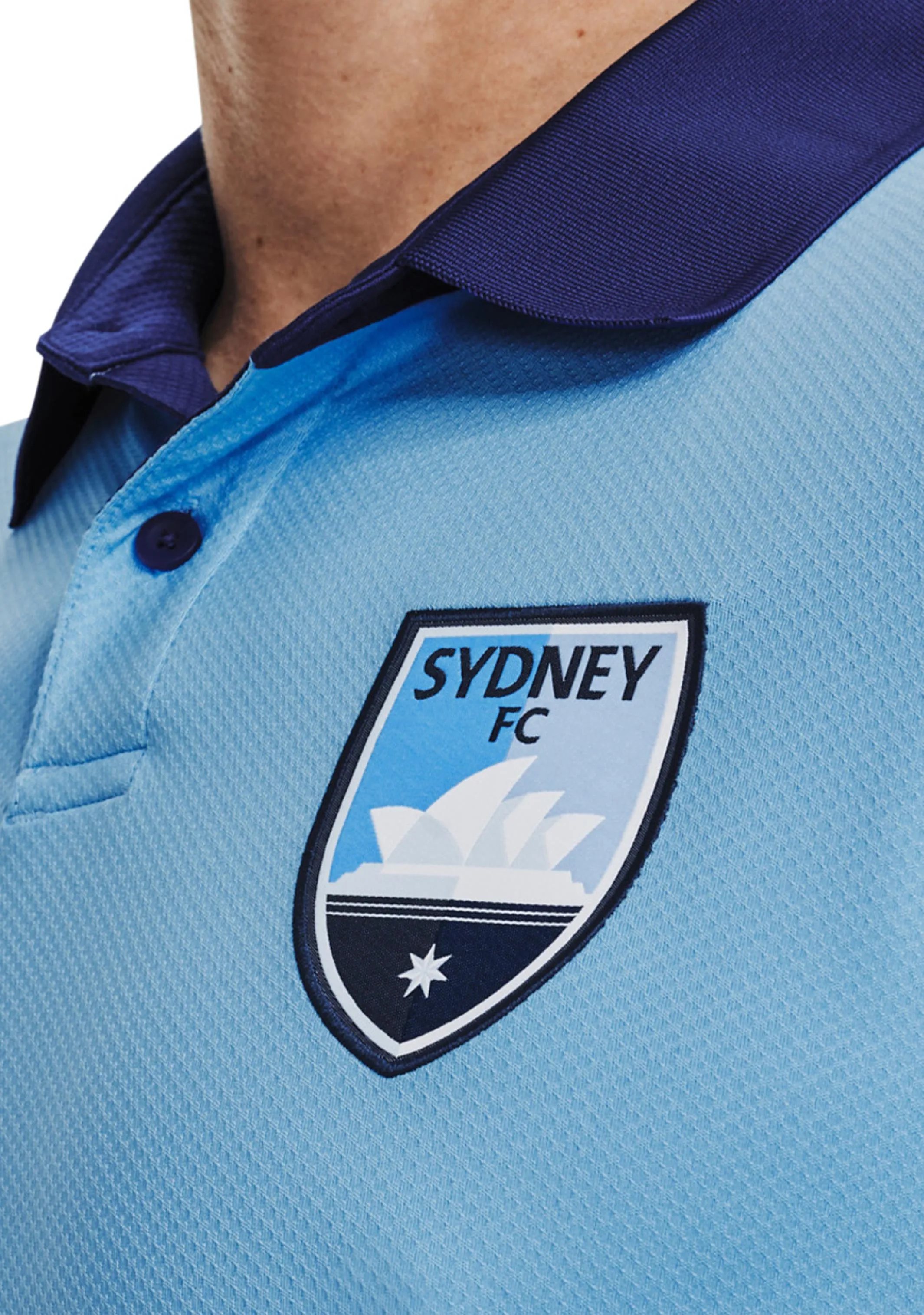 Under Armour Men’s Sydney FC 22/23 Club Polo Sky Blue