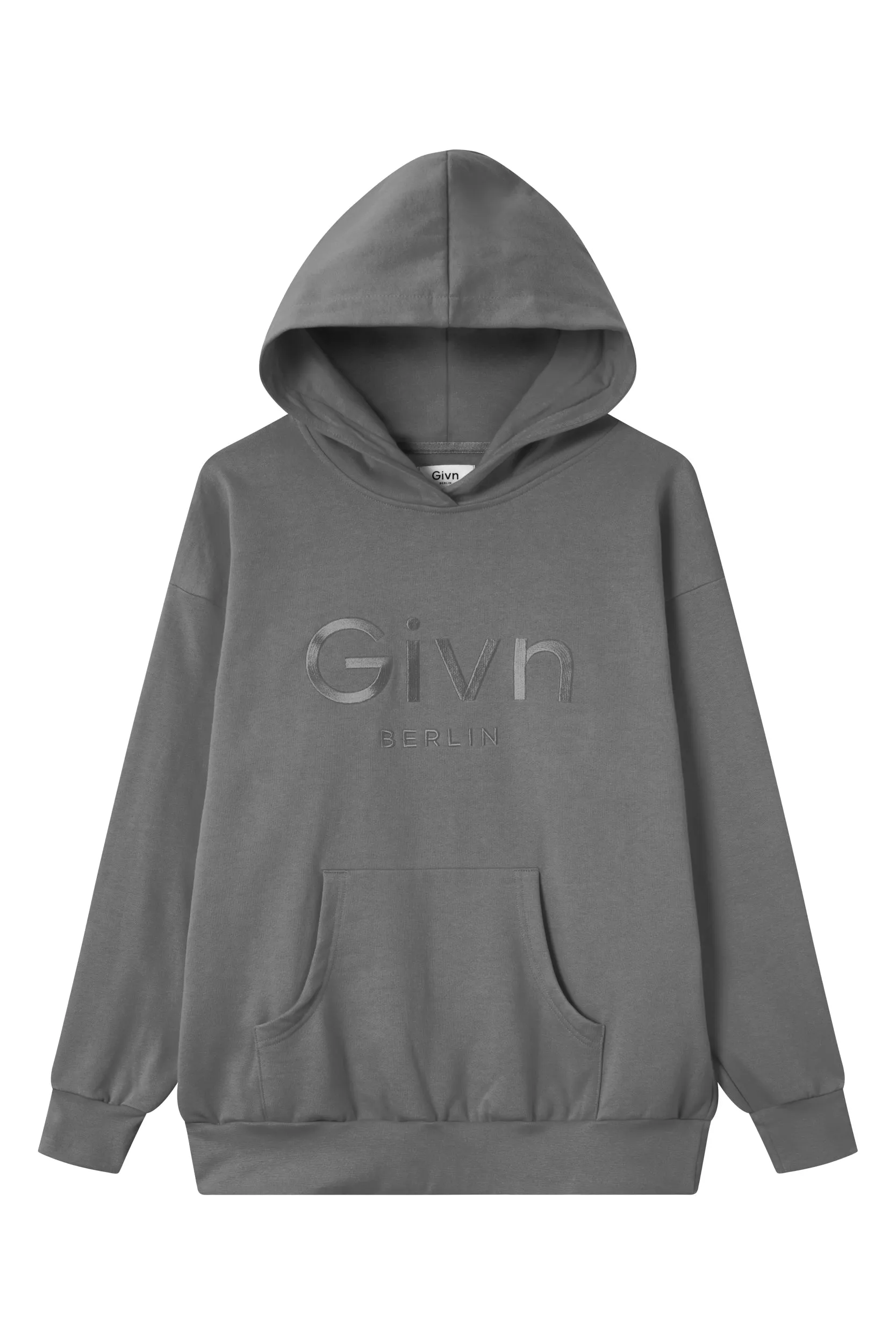 Unisex Organic Cotton Hoodie COLIN - Shadow Grey Givn Berlin