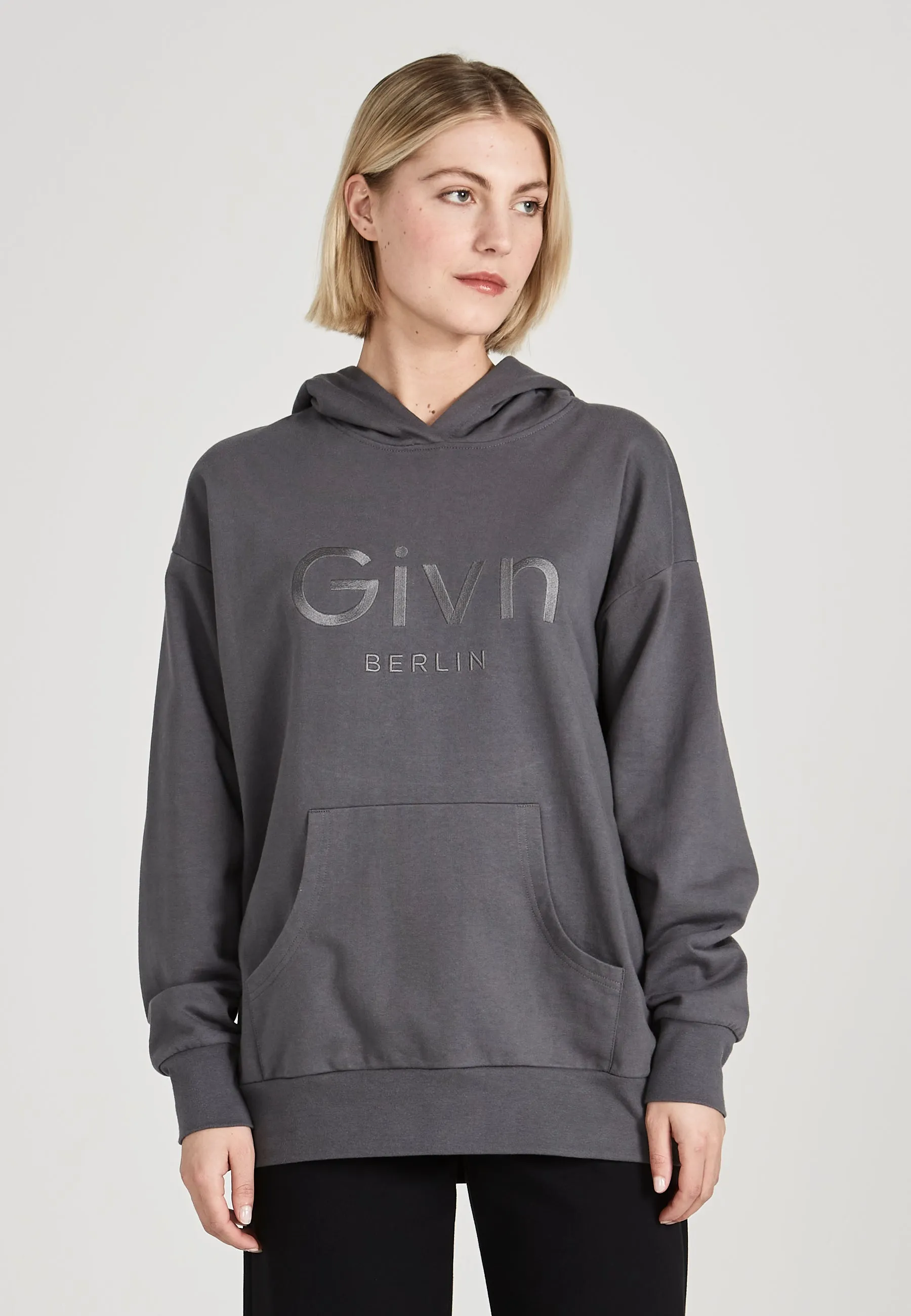 Unisex Organic Cotton Hoodie COLIN - Shadow Grey Givn Berlin
