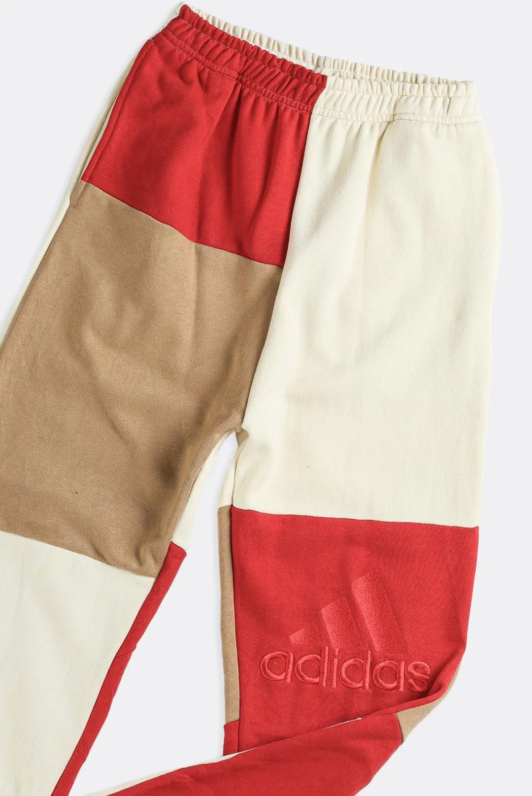 Unisex Rework Adidas Patchwork Sweatpants - XS Frankie