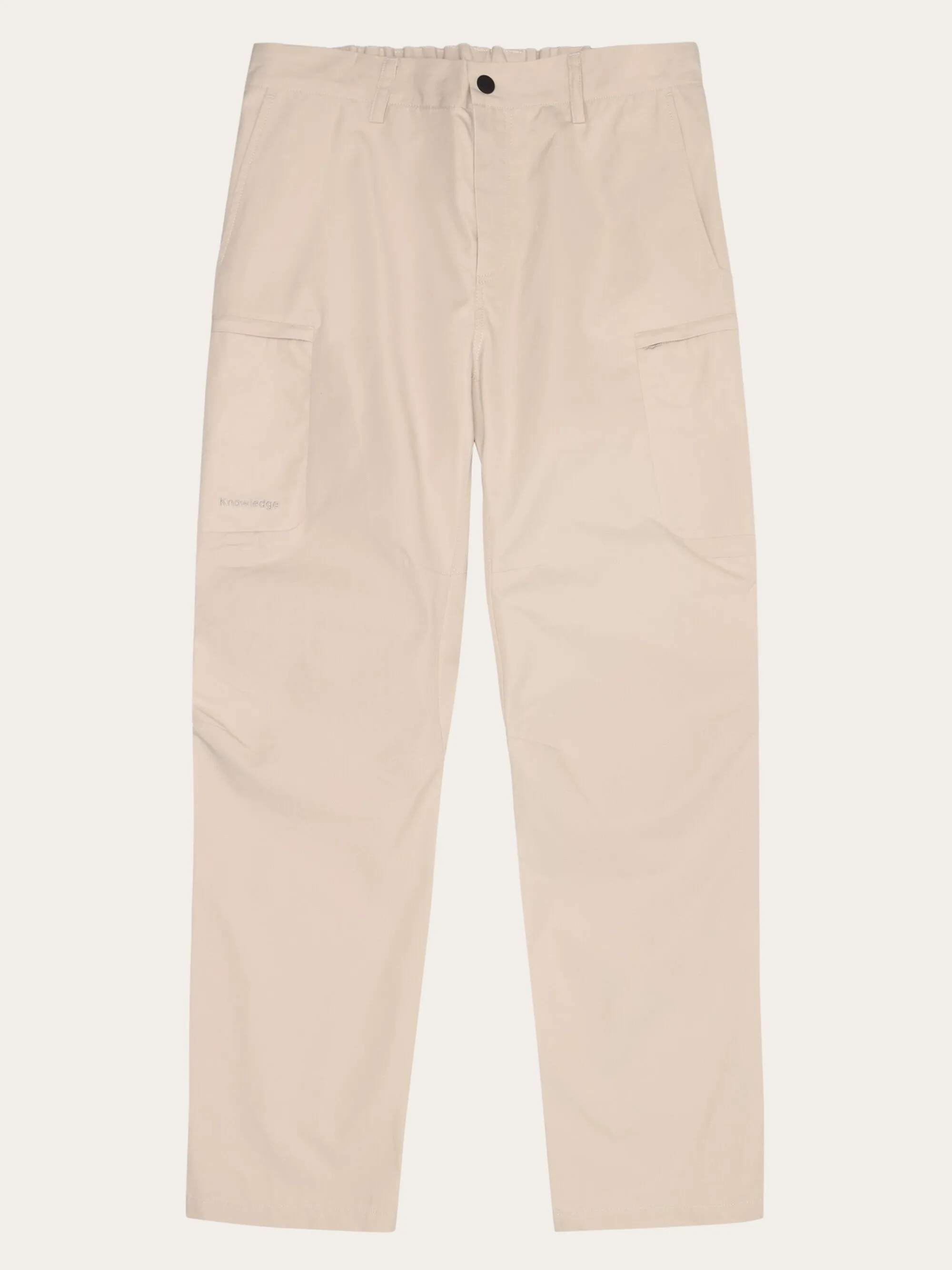 Vent Canvas 200 classic pants - GOTS/Vegan - Light feather gray Knowledge Cotton