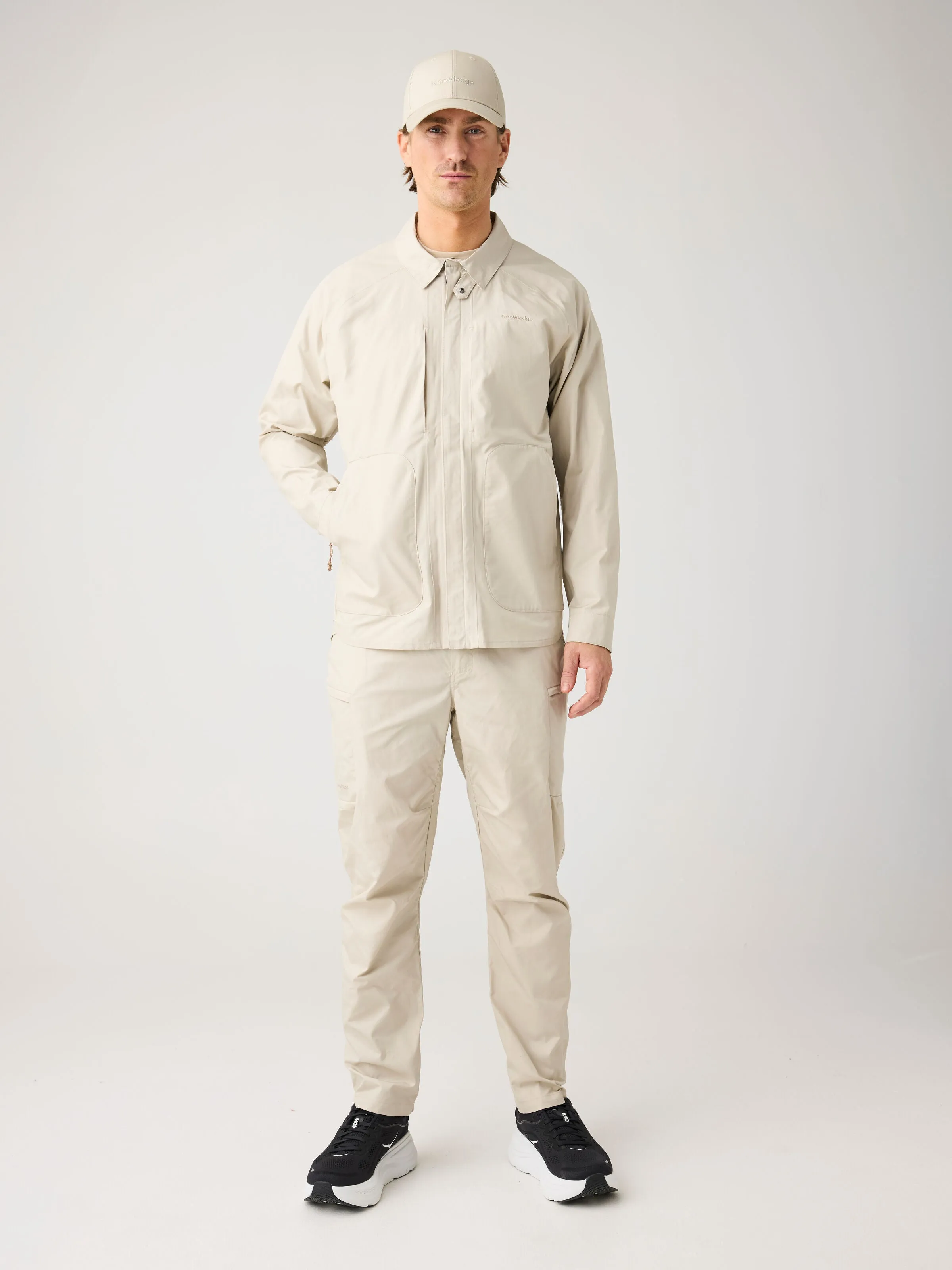 Vent Canvas 200 classic pants - GOTS/Vegan - Light feather gray Knowledge Cotton