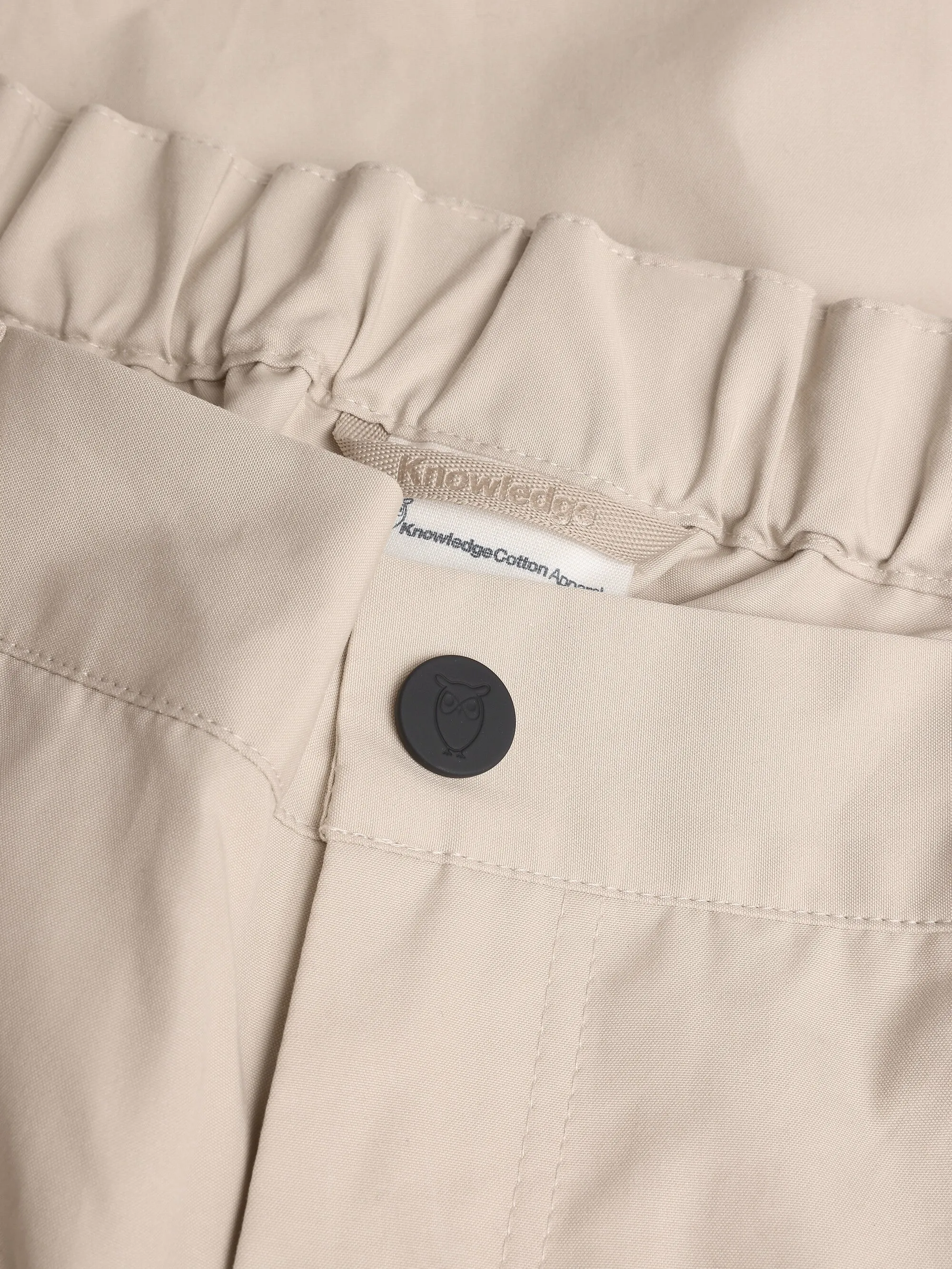 Vent Canvas 200 classic pants - GOTS/Vegan - Light feather gray Knowledge Cotton