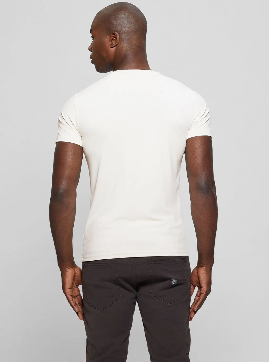 White Tech Stretch T-Shirt Guess
