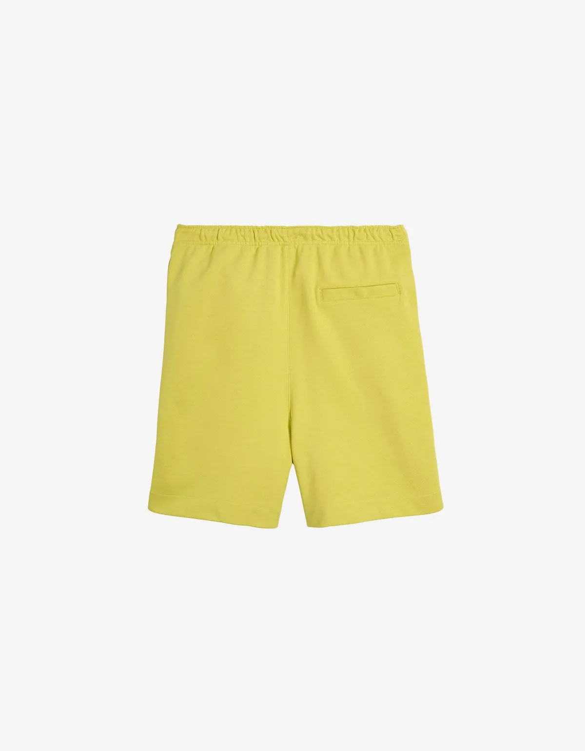 Y-3 Yellow Logo Sweat Shorts